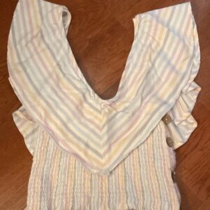 Vintage Havana Multicolor Striped Blouse